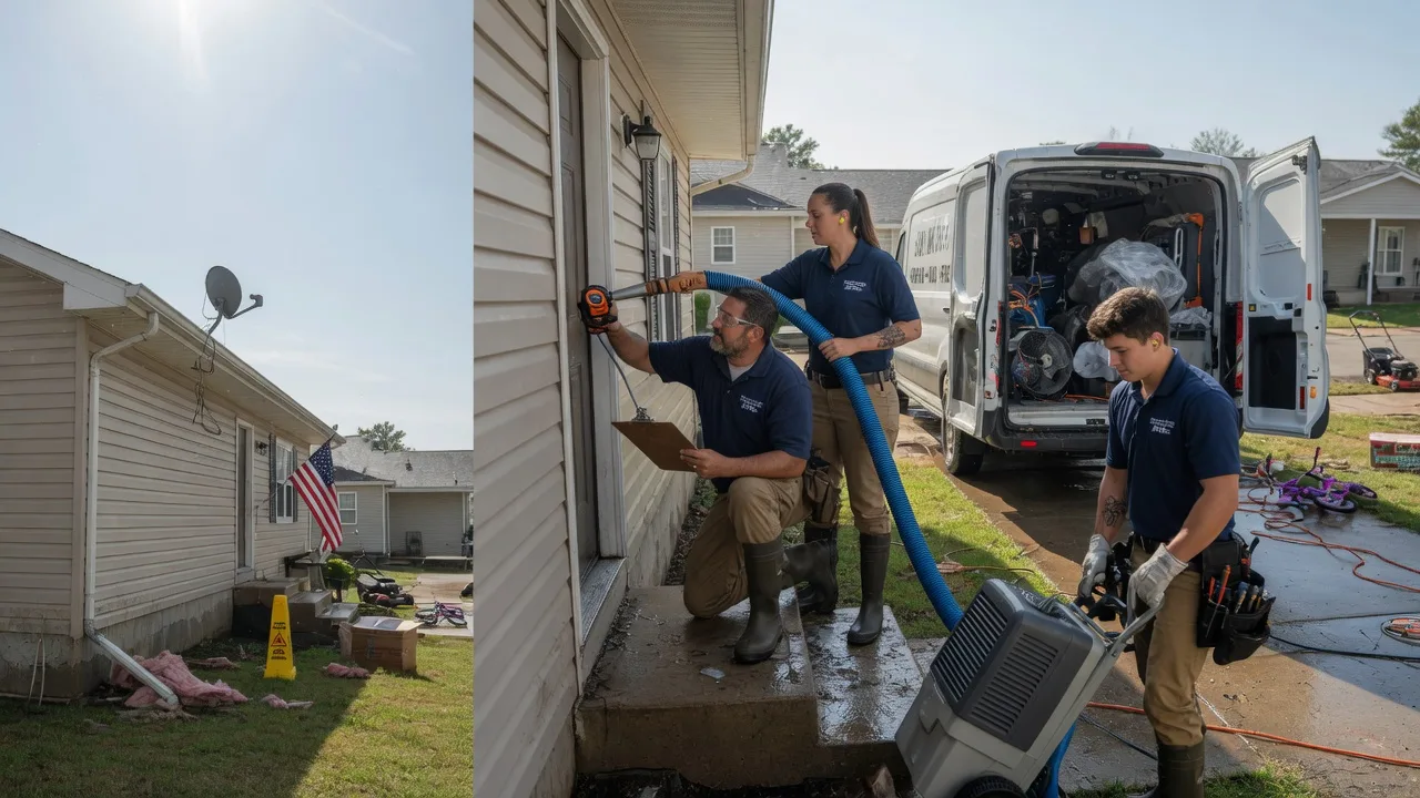 Ceiling Water Damage Restoration in Liberty Center, IN near me